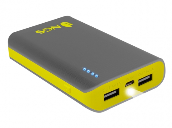 image deNGS POWERBANK POWERPUMP 6600 LEMON